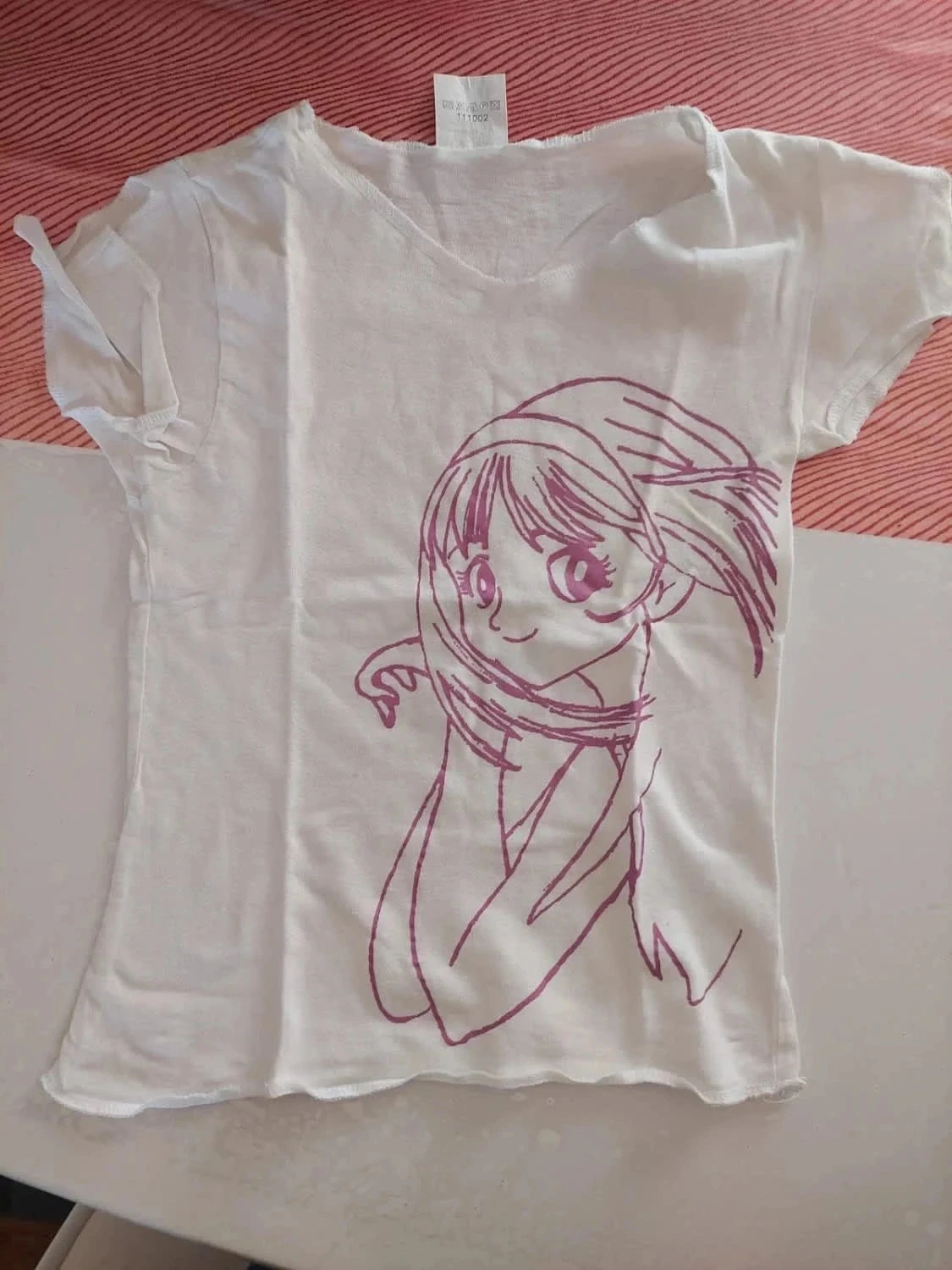 Tee shirt 10ans fantaisie épaules